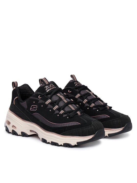 Skechers Sneakersy Skechers D'Lites 150873/BKRG Čierna