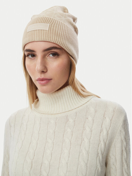 Calvin Klein Czapka Calvin Klein LV04F8111G Beżowy jasny