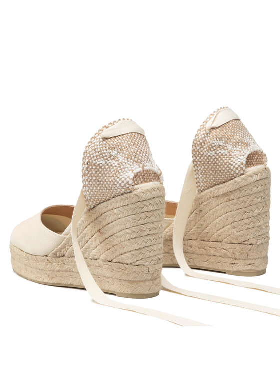 Castañer Espadrilky Castañer Carina/8ED/001 Béžová