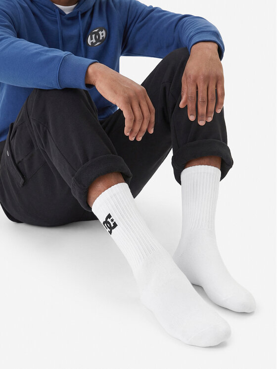 DC Shoes Hosszú zoknik DC Shoes CEO_AS_DC_01W_AW26 (3-PACK) Fehér