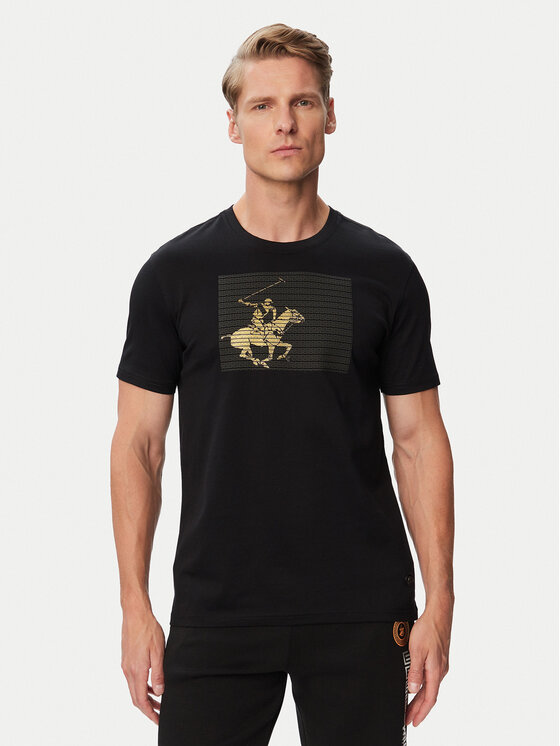 Beverly Hills Polo Club Beverly Hills Polo Club Camiseta M1617-HR Negro Regular Fit