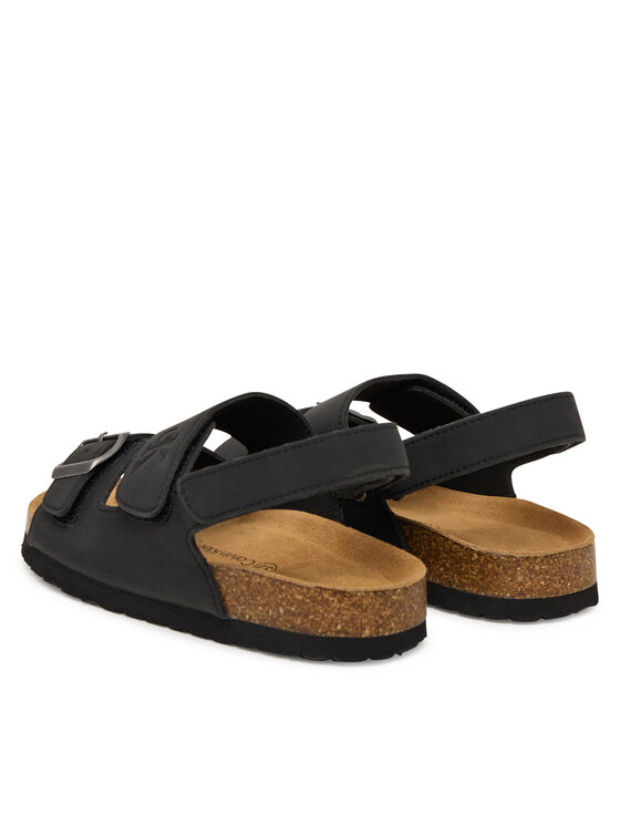 Calvin Klein Sandali Calvin Klein Velcro V3X2-83328-0315 D Črna