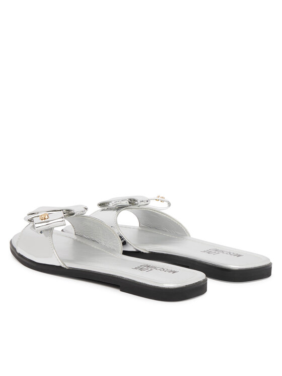 LOVE MOSCHINO Шльопанці LOVE MOSCHINO JA28142G0OJE090B Срібний