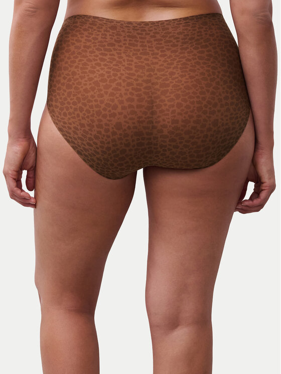 Chantelle Chantelle Класичні труси з високою талією Soft Stretch C11D70 Коричневий