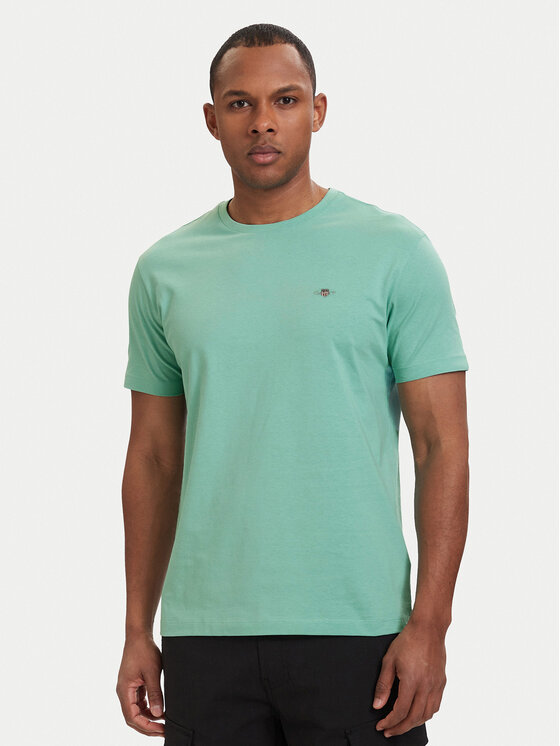 Gant Gant Camiseta Shield  2003184 Turquesa Regular Fit