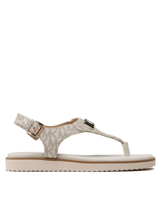 MICHAEL Michael Kors Sandalias MICHAEL Michael Kors Jilly Flat Sandal 40S2JLFAAB Écru