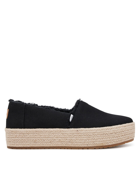 Toms Еспадрильї Toms Valencia 10019795 Чорний