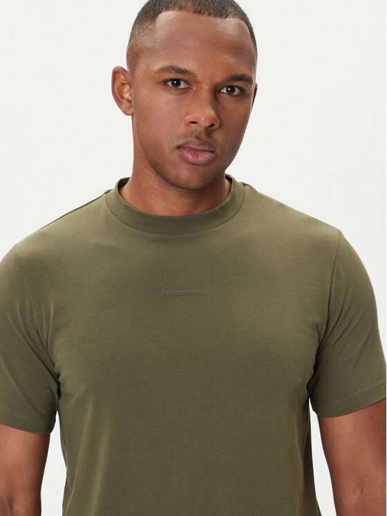 KARL LAGERFELD KARL LAGERFELD Camiseta 755051 554235 Verde Regular Fit