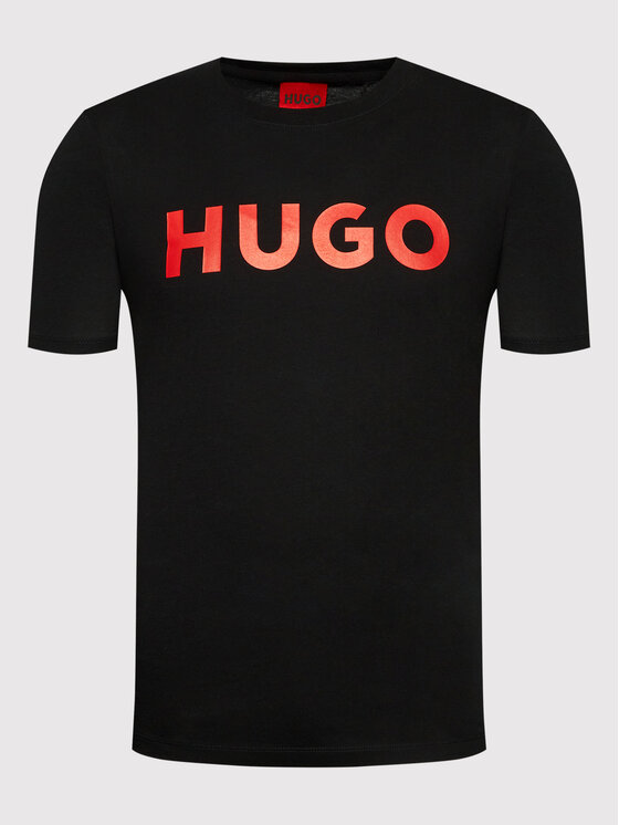 HUGO Hugo Футболка Dulivio 50467556 Чорний Regular Fit