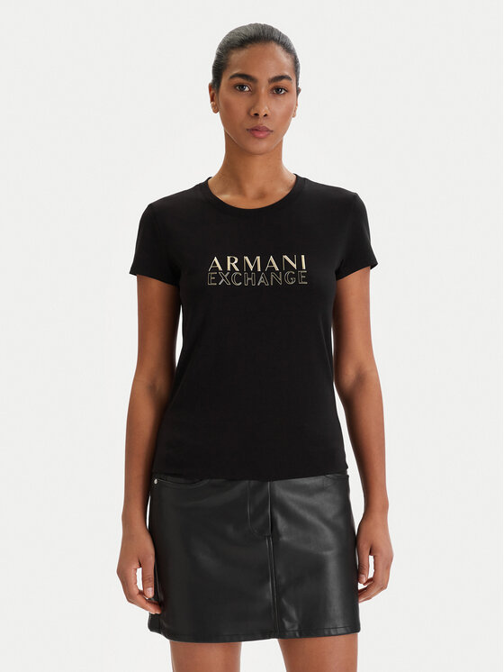 Armani Exchange Armani Exchange Camiseta XW001837 AF16294 UC001 Negro Slim Fit