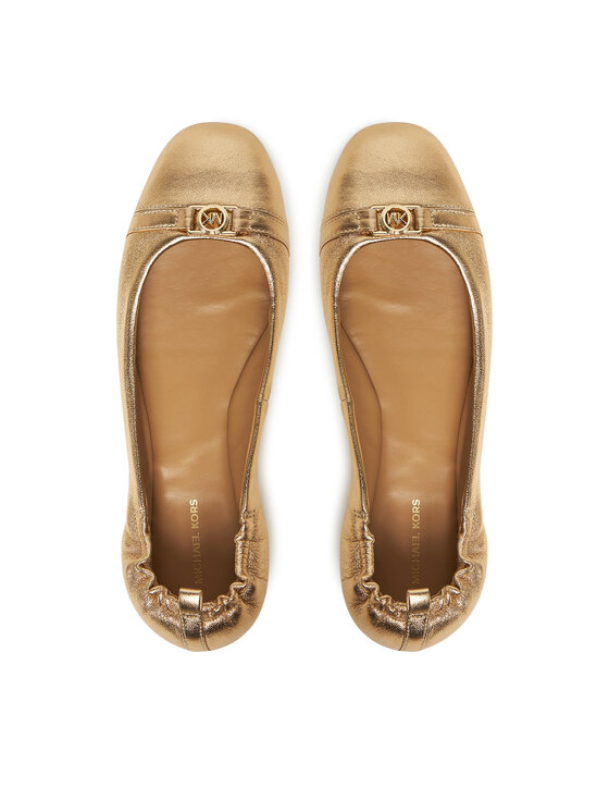 MICHAEL Michael Kors Baleriny MICHAEL Michael Kors Mandy Flex Ballet 40S5MAFP1M Złoty