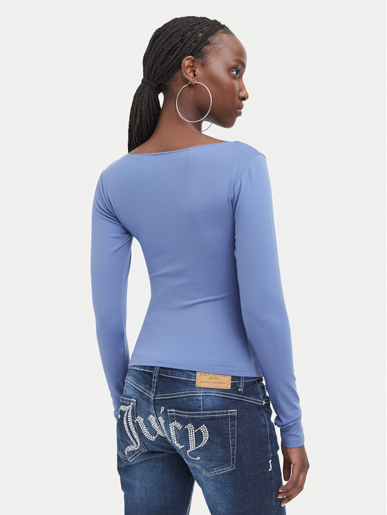 Juicy Couture Juicy Couture Palaidinė JCWCT226329 Mėlyna Slim Fit