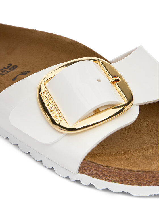 Birkenstock Šlepetės Birkenstock Madrid Big Buckle 1019814 Balta