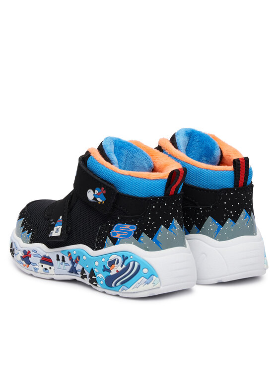 Skechers Stivali da neve Skechers Play Scene - Frosty Pals 407319N/BKMT Nero