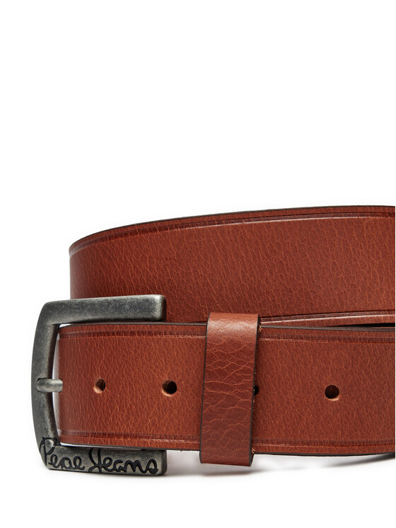 Pepe Jeans Мъжки колан Pepe Jeans Moss PM021026 Кафяв