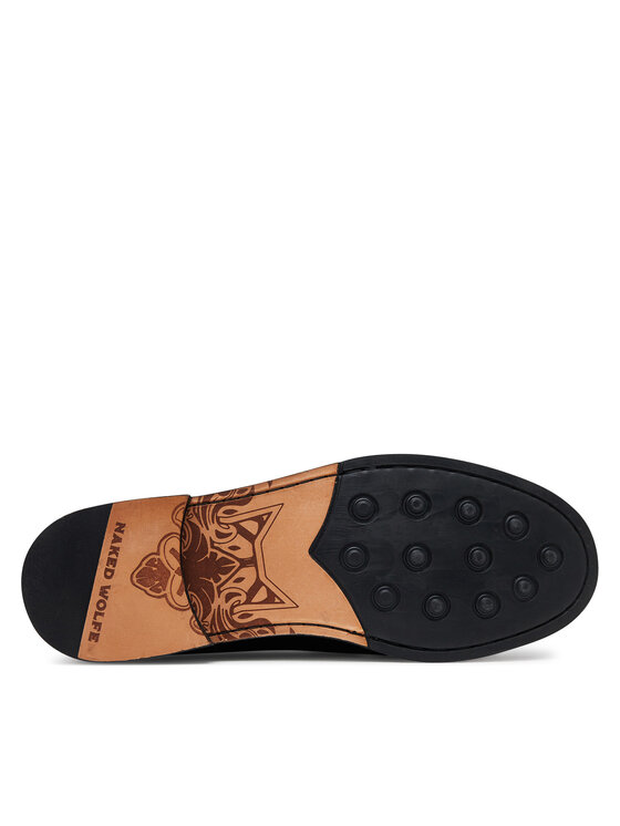 Naked Wolfe Mokasíny Naked Wolfe Riviera Černá