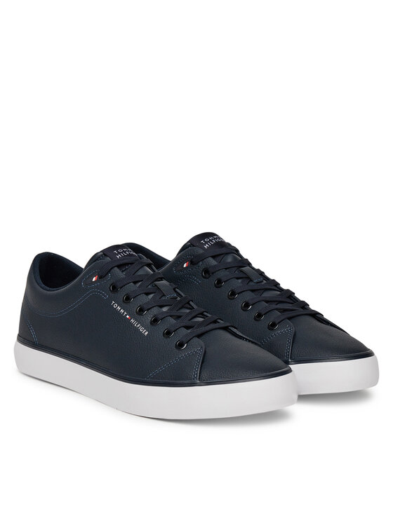 Tommy Hilfiger Superge Tommy Hilfiger Hi Vulc Core Low Lth Ii Ess FM0FM05511 Mornarsko modra