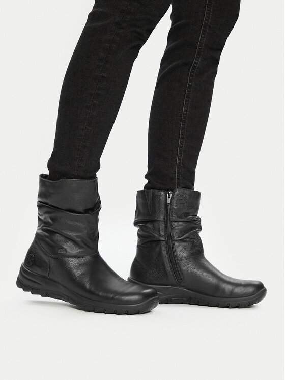 Rieker Botine Rieker Z7193-00 Negru