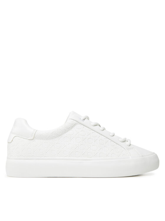 Calvin Klein Sneakers Calvin Klein Vulc Lace Up Mono Pu HW0HW02573 Bianco