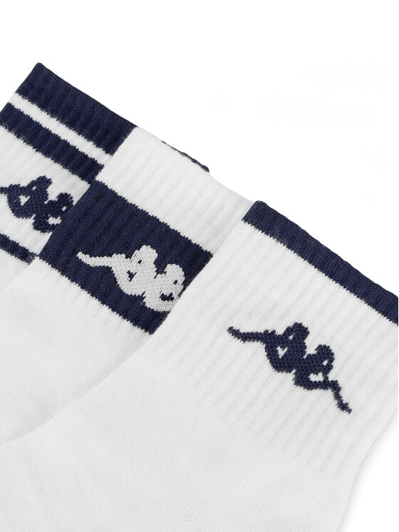 Kappa Дълги чорапи Kappa KR_ANKLE_AW26 (3-PACK) Бял