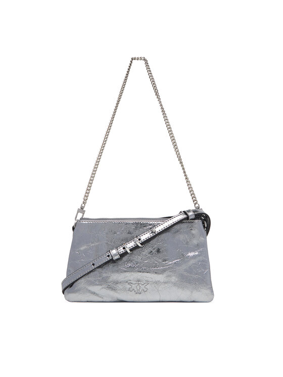 PINKO Сумка PINKO Double Mini Al 25-26 PLTT 105359 A2OT Срібний