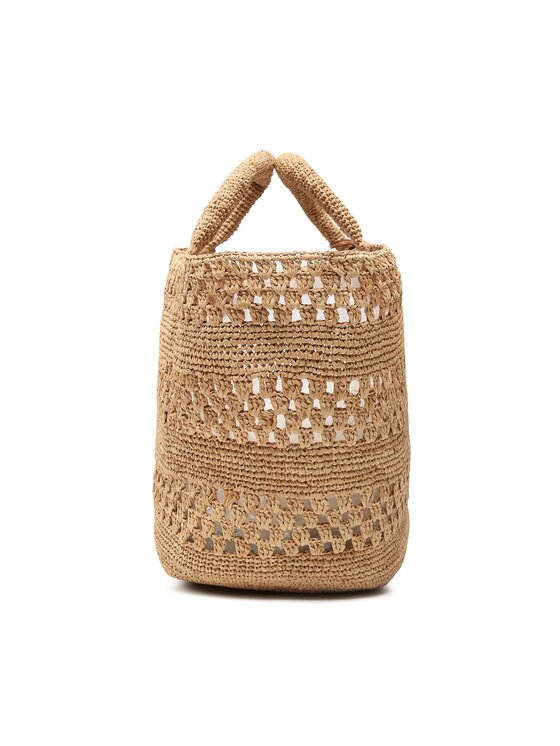 Manebi Táska Manebi Natural Raffia Panier Weaving V 2.2 AZ Barna