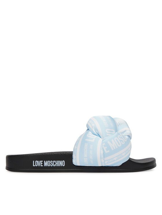 LOVE MOSCHINO Шльопанці LOVE MOSCHINO JA28312G0OIW370A Світло-синій