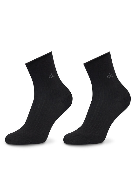 Calvin Klein Дълги чорапи Calvin Klein 701229681 Черен