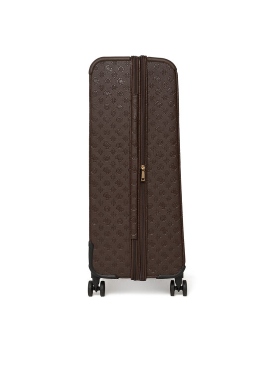 Guess Velký kufr Guess Lenwood Travel TWDP21 02988 Tmavě béžová