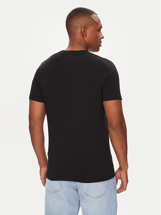 Guess Guess Футболка M4GI70 KC9X0 Чорний Slim Fit