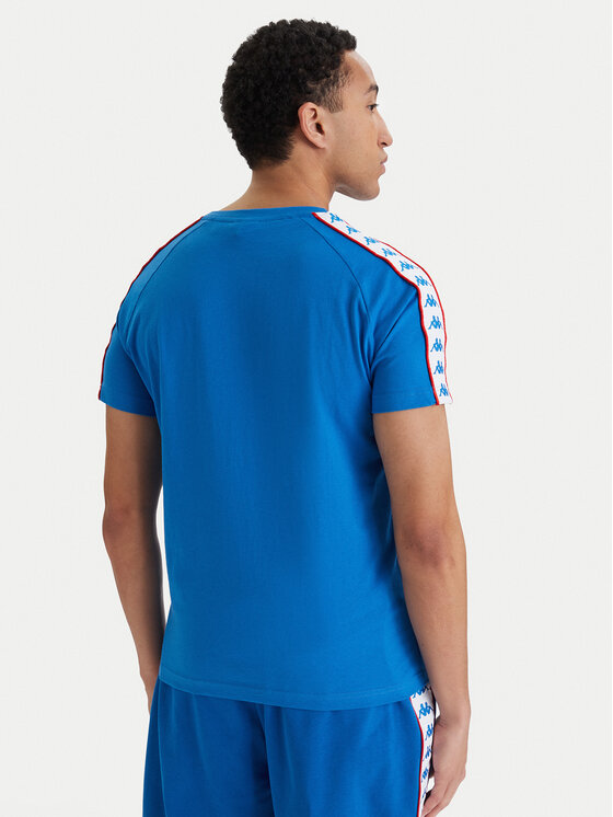 Kappa Kappa Camiseta Banda Coen 303UV10 Azul Slim Fit