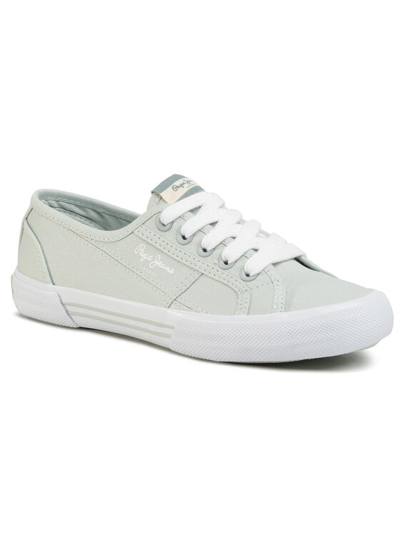 Pepe Jeans Tenisice Pepe Jeans Aberlady Eco PLS31016 Zelena