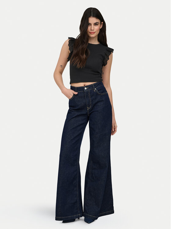 ONLY ONLY Top Mathilda 15308890 Negro Regular Fit