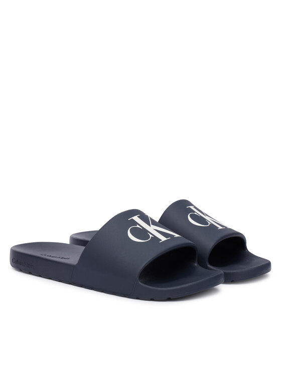 Calvin Klein Şlapi Calvin Klein 3 Slide Molded Eva HM0HM02335 Bleumarin