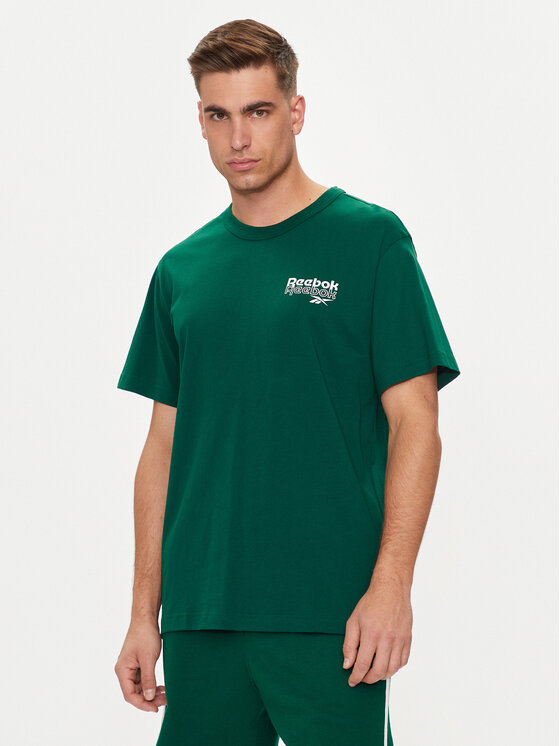 Reebok Reebok Marškinėliai Ri Brand Proud Gfx Ss Tee 100076384 Žalia Regular Fit