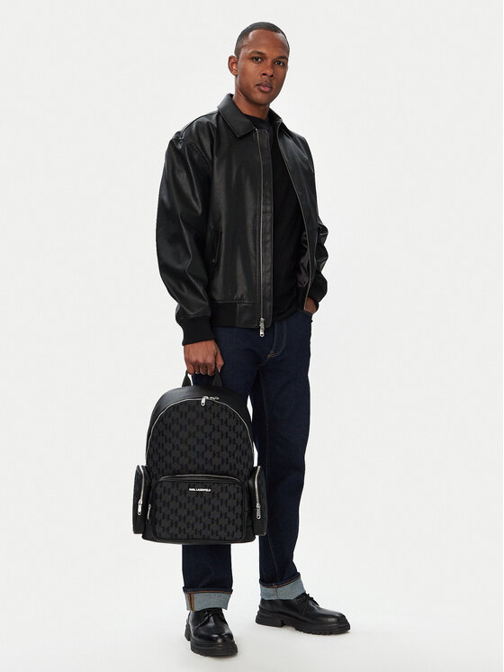 KARL LAGERFELD Ruksak KARL LAGERFELD B3M30246 Crna