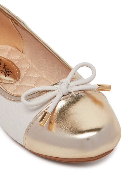 MICHAEL Michael Kors Балетки MICHAEL Michael Kors Kenya Bow MK01365256 Écru