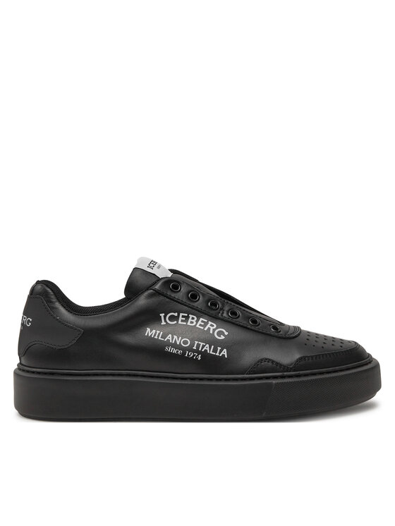 Iceberg Sneakersy Iceberg IU1701 Čierna