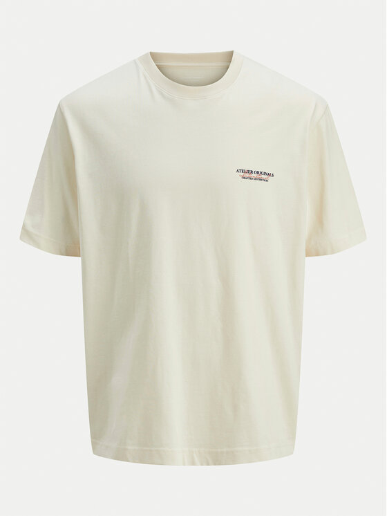 Jack & Jones Junior Jack & Jones Junior Футболка 12274923 Écru Loose Fit