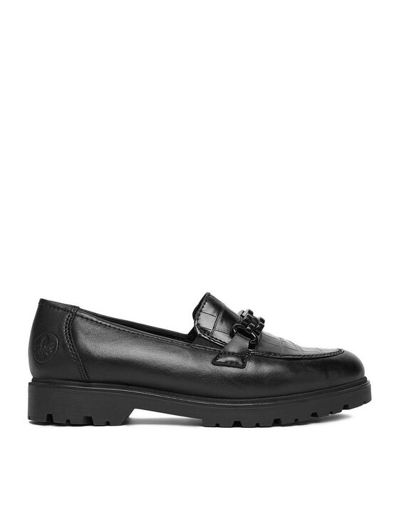 Loaferice Rieker 45561-01 Crna