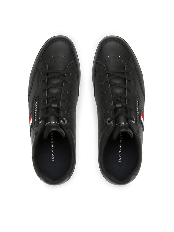 Tommy Hilfiger Snīkeri Tommy Hilfiger Classic Lo Cupsole Leather FM0FM04277 Melns