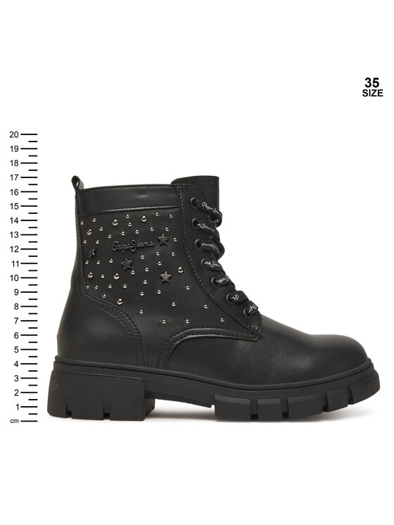 Pepe Jeans Черевики туристичні Pepe Jeans Lilli Life G PGS500008 Чорний