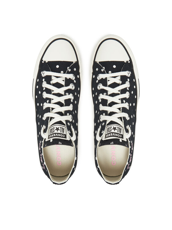 Converse Trampki Converse Chuck Taylor All Star Polka Dots A12570C Czarny