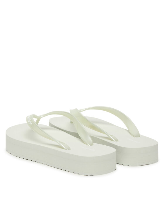 Calvin Klein Flip flop Calvin Klein Flatform Flip Flop Met Tpu HW0HW03120 Albastru deschis