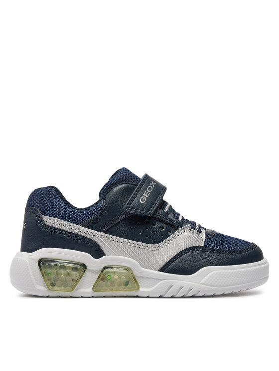 Geox Laisvalaikio batai Geox J Illuminus Boy J45GVC 0BU11 C0673 S Tamsiai mėlyna