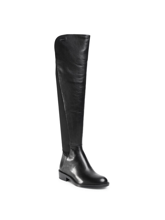 Liu Jo Cizme lungi muschetar Liu Jo Flora 4 SF0075 P0102 Negru