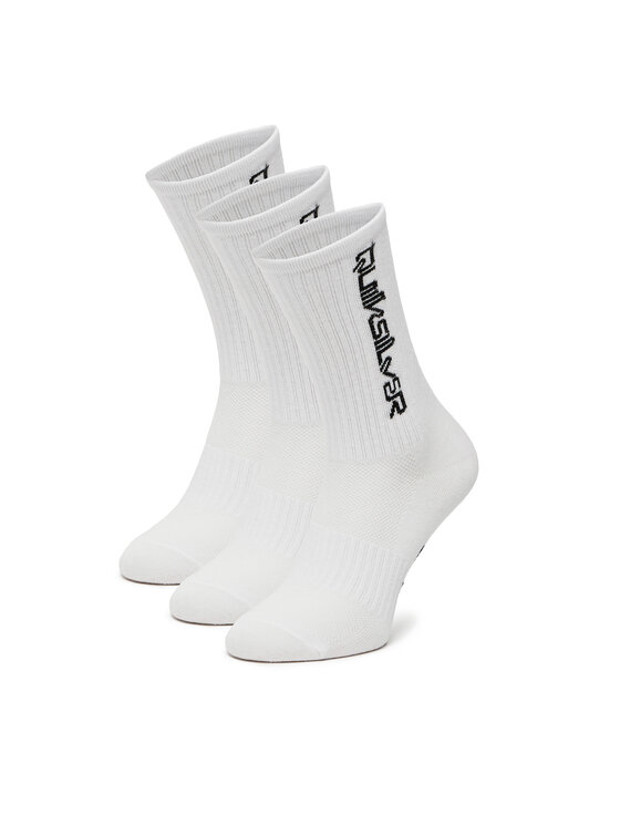 Quiksilver Довгі шкарпетки Quiksilver AS_QUIKSILVER_100W_SS25 (3-PACK) Білий