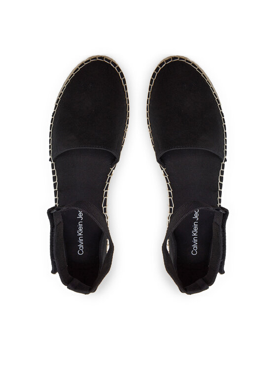 Calvin Klein Jeans Espadrilky Calvin Klein Jeans Ankle Espadrille Btw YW0YW01027 Černá