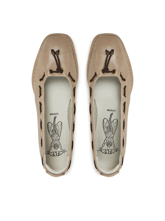 Fly London Baleríny Fly London Bapifly P701264003 Béžová