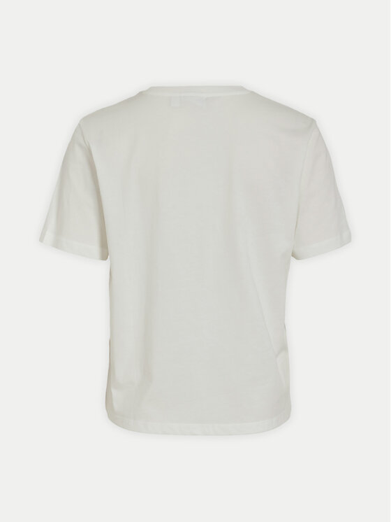 Vila Vila T-shirt Sybil 14097443 Bianco Regular Fit